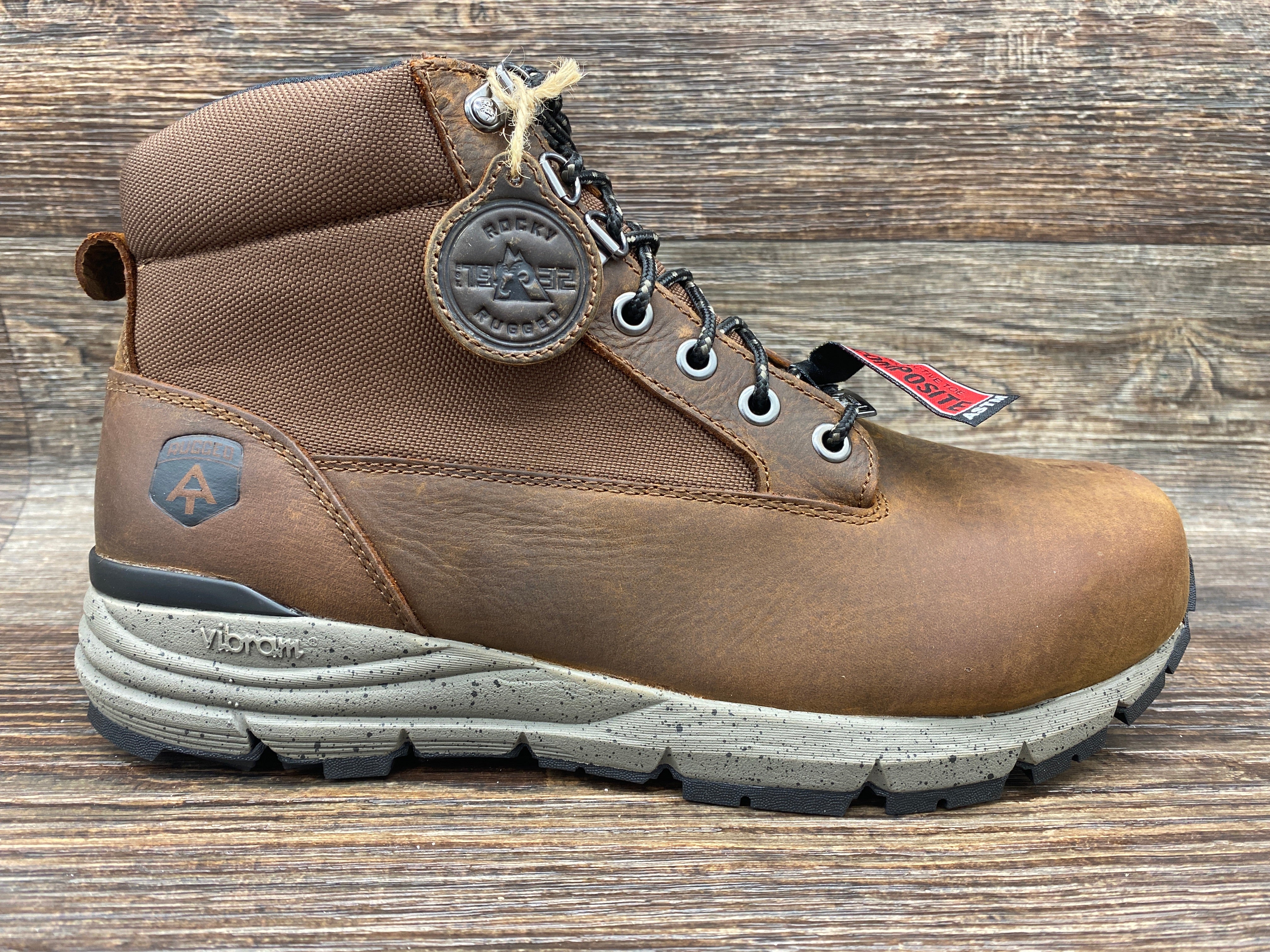 Rocky composite store toe work boots