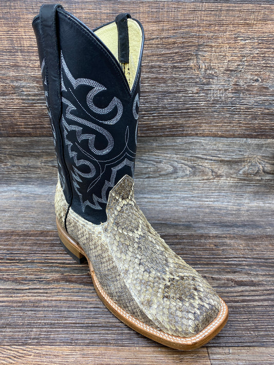 715q Men's DiamondBack Rattlesnake Square Toe Western Boot by Cowtown