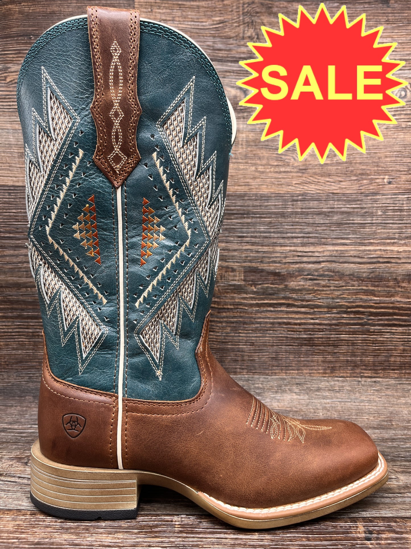 10040379 Women's Sienna VentTek 360 Square Toe Western Boot by Ariat