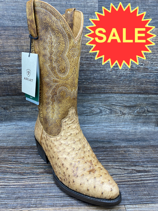 10029722 Men's Circuit R Toe Full Quill Exotic Western Boot by Ariat